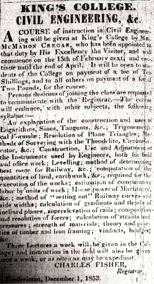 Advertisement for Engineering Course