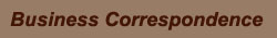 Correspondence