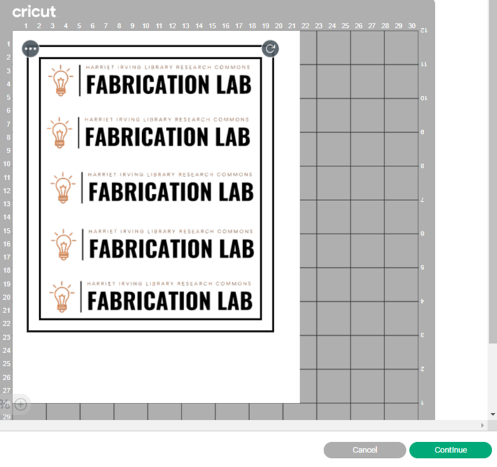 Image showing example stickers on a worksheet ready to print