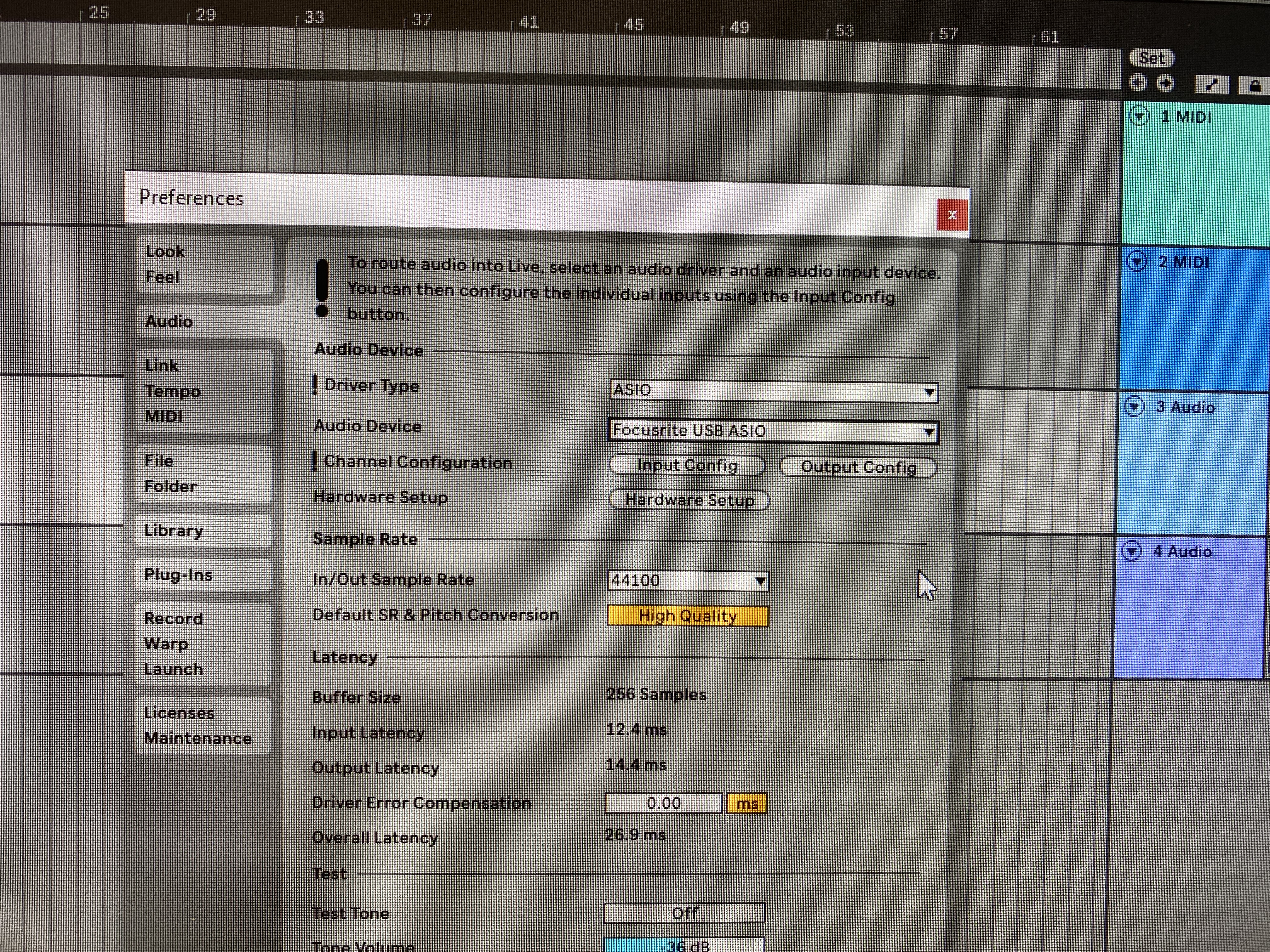 Ableton AT20 config