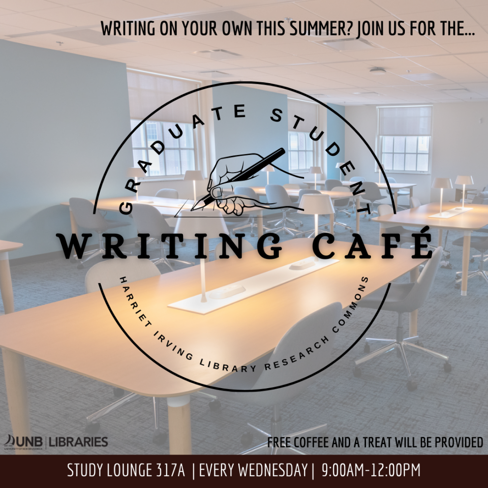 Join us for the graduate student writing cafe