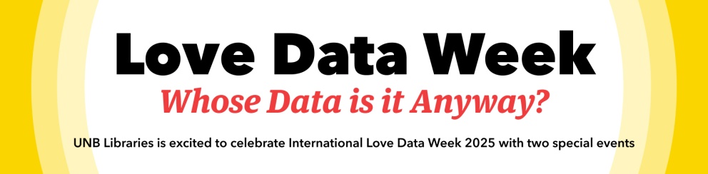 Love Data Week 2025: Whose Data is it Anyway?