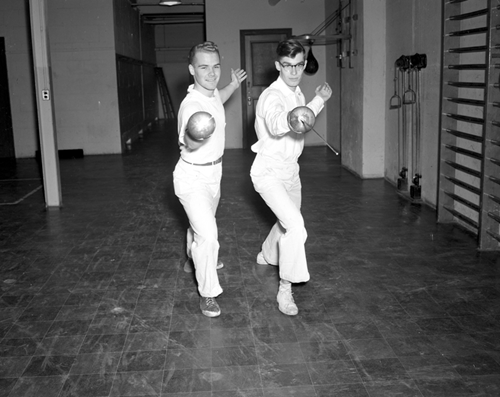 UNB fencers 1955