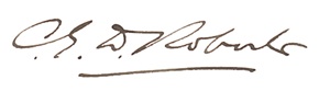 Signature of Charles GD Roberts