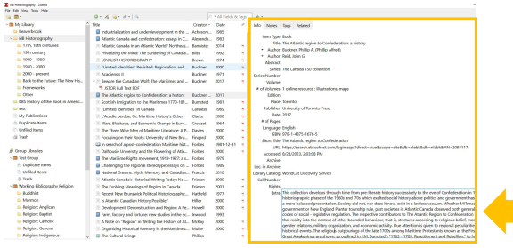 Zotero annotations Extra field