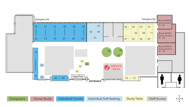 Science & Forestry Library floorplan