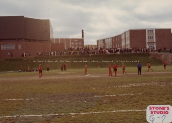 Chapman Field, where BMO Centre is located, 1973. PR; Series 1; Sub-series 4; Item 6561.