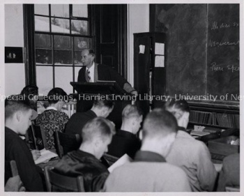 Professor Robert E.D. Cattley of UNB's Classics and Ancient History Department Record group/Fonds UA PC; Series UA PC 1; Item no. 11d [194-?]