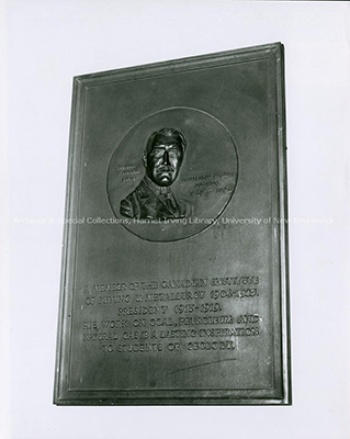 Donaldson Bogart Dowling Plaque. PR; Series 2; Sub-series 3; File 721. Item 21.