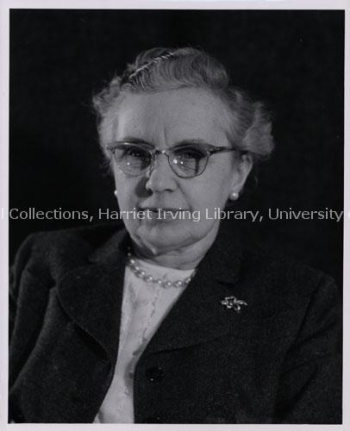 Florence Snodgrass, Head of the Department of Psychology from 1950 - 1967. UA PC 1; no. 49.