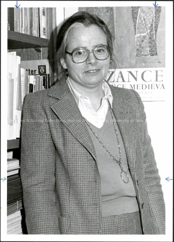 Dr. Gillian Thompson, 1983. PR; Series 2; Sub-series 4; Item 892. Photo credit: A. Grieve.