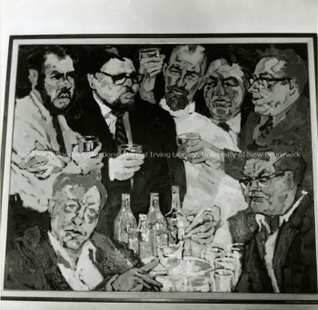 Kent's Punch - A protrait of UNB's English department professors and Alden Nowlan in 1970