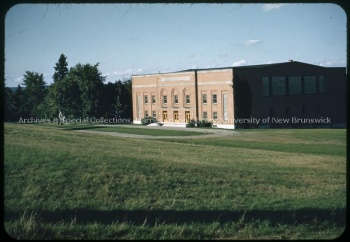 Lady Beaverbrook Gym, [between 1952 - 1956]. UA RG 350; Series 8; Sub-series 1; File 2, Box 3, Vol 3; UNB8.