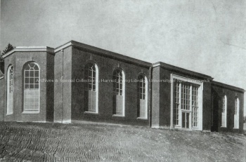 Uphill view of McConnell Hall, [196-]. UA PC 9 no. 14 (7).