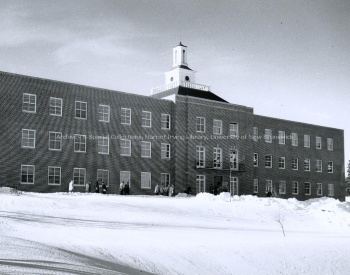 The front of Toole Hall, [after 1957]. UA PC 9 no. 40 (14).