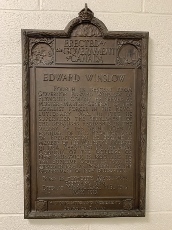 Winslow Research Room Plaque