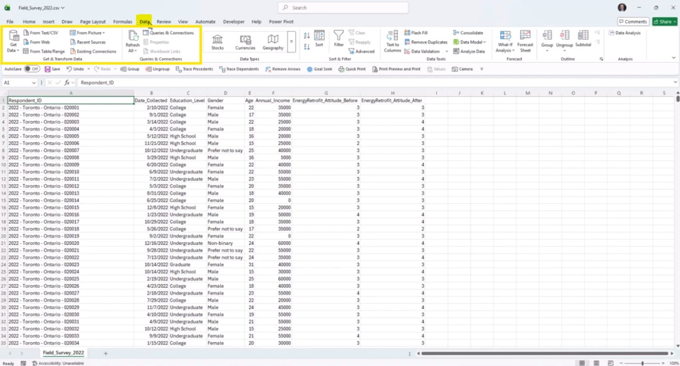 PQ ingest in Excel