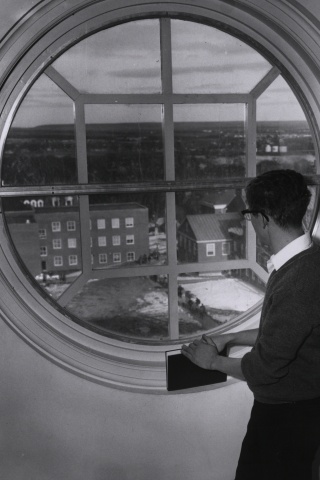View from Stewart Room windows [1967 or 1968]