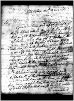 March 20, 1781, letter 1 (Archives and Special Collections, Harriet Irving Library, UNB)