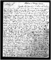 May 2, 1792, letter 2 (Archives and Special Collections, Harriet Irving Library, UNB)