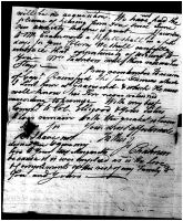 October 4, 1792, letter 3 (Archives and Special Collections, Harriet Irving Library, UNB)