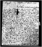 April 5, 1793, letter 2 (Archives and Special Collections, Harriet Irving Library, UNB)
