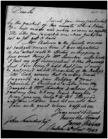 September 4, 1793, letter 2 (Archives and Special Collections, Harriet Irving Library, UNB)
