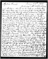 January 2, 1800, letter 2 (Archives and Special Collections, Harriet Irving Library, UNB)