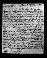 February 6, 1800, letter 2 (Archives and Special Collections, Harriet Irving Library, UNB)