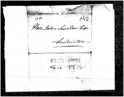 March 5, 1800, letter 1 (Archives and Special Collections, Harriet Irving Library, UNB)