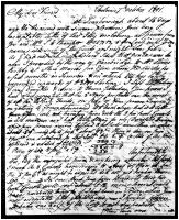 October 7, 1801, letter 2 (Archives and Special Collections, Harriet Irving Library, UNB)