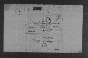March 6, 1811, letter 1 (Archives and Special Collections, Harriet Irving Library, UNB)